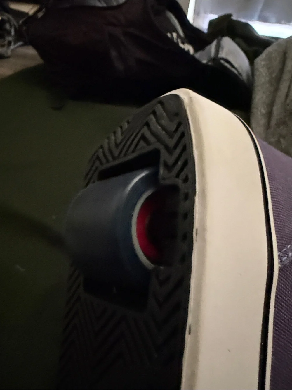 Heelys Purple Canvas Kids Sneakers with White Laces